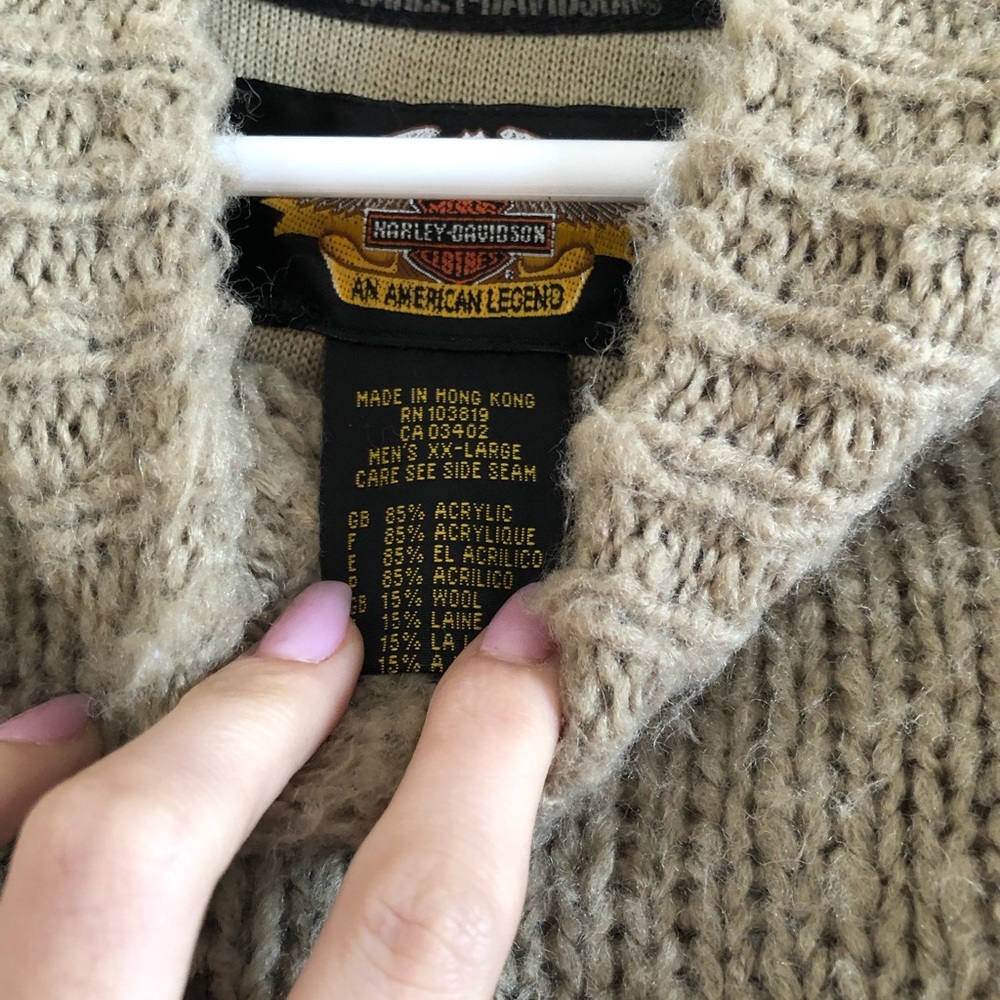 Vintage Harley Davidson Motorcycle sweater XXL